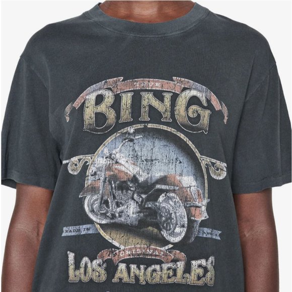 Anine Bing Lili Tee Biker - Picture 4 of 9